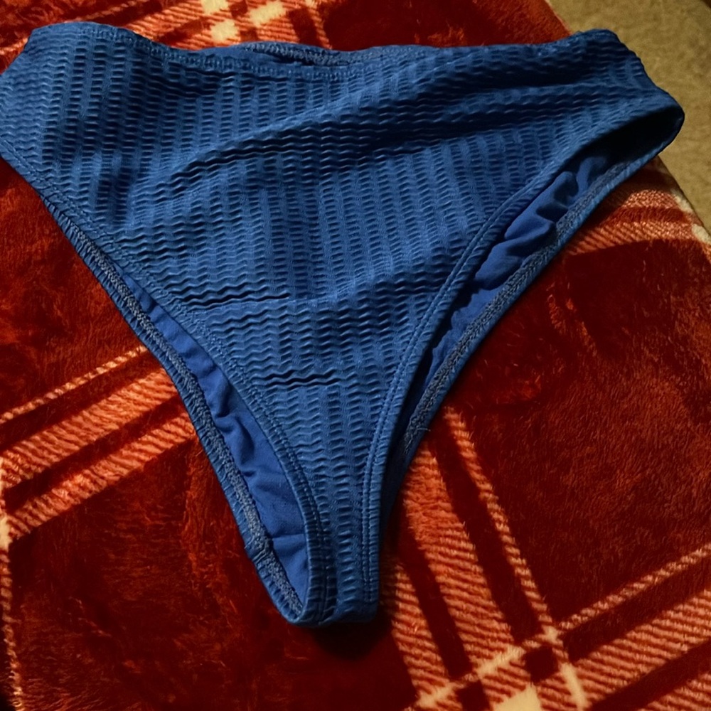 Blue Forever 21 Bikini Bottoms
